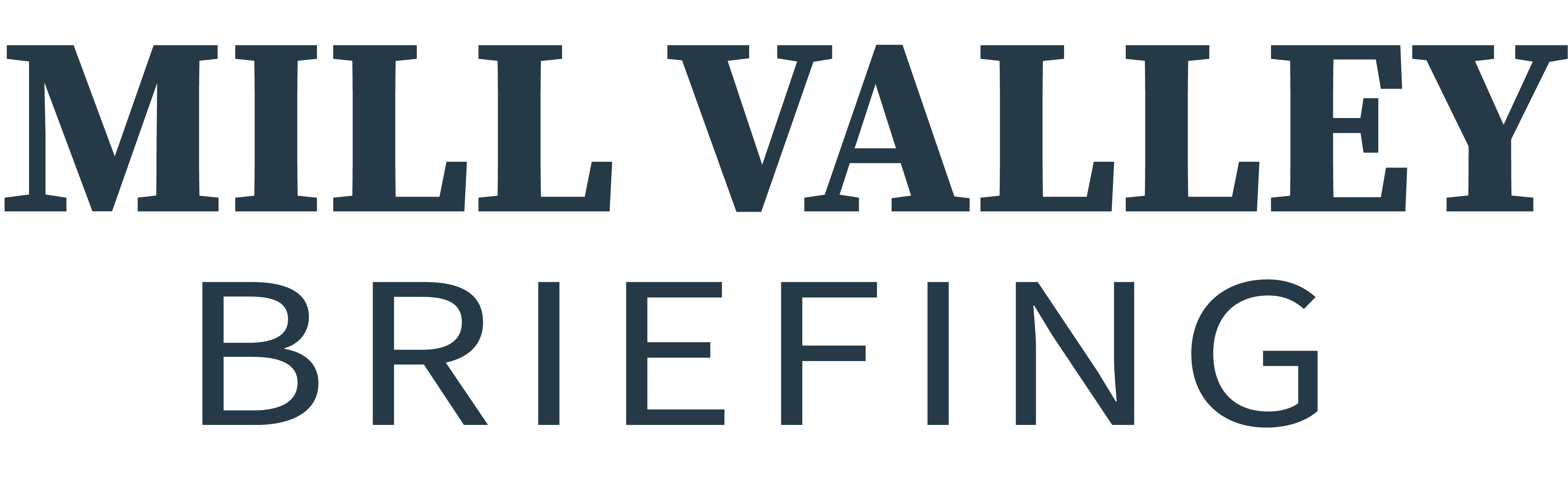 Mill Valley Briefing